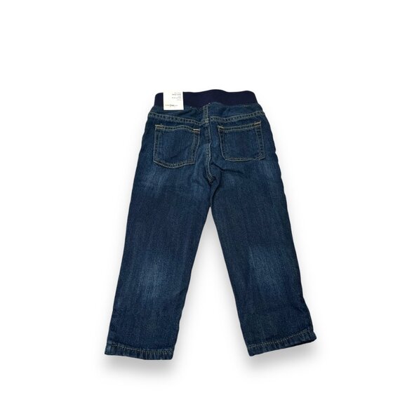 Baby Gap 18-24 months Indigo Denim Lined Jeans new with Tags - Picture 4 of 8